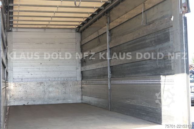 Flatbed truck with tarp VOLVO FH 420 Pritsche Plane Bordwände Vollluft Euro 6