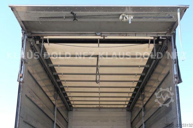 Flatbed truck with tarp VOLVO FH 420 Pritsche Plane Bordwände Vollluft Euro 6