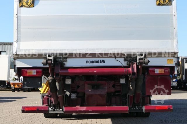 Flatbed truck with tarp VOLVO FH 420 Pritsche Plane Bordwände Vollluft Euro 6