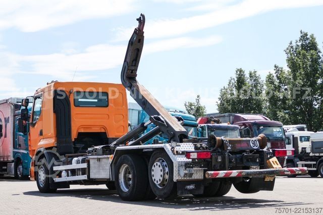 Roll-off tipper truck RENAULT Premium Abrollkipper Lift-/Lenkachse Euro 5