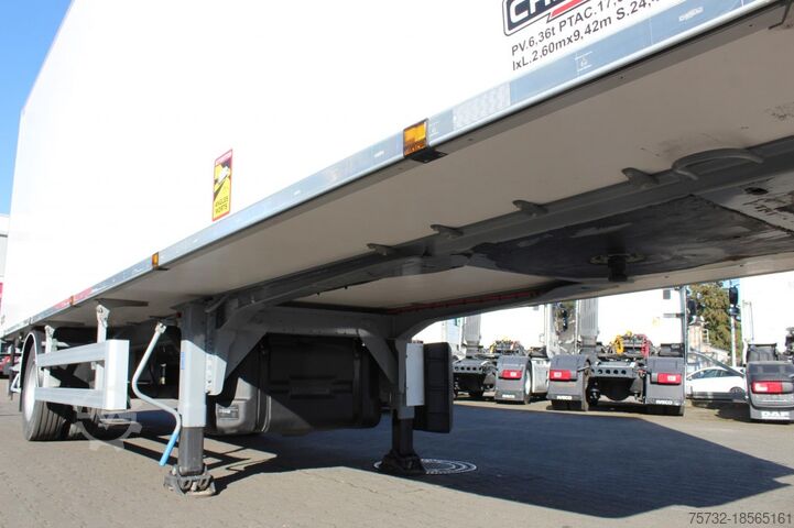 Semitrailer Chereau 1-Achs City Trailer CV 1550 Strom Neuwertig