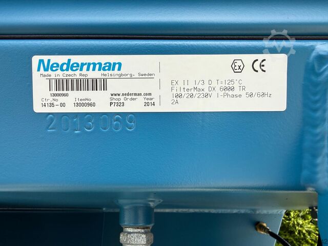 Nederman EX welding fume extractor Nederman Filtermax DX / EX