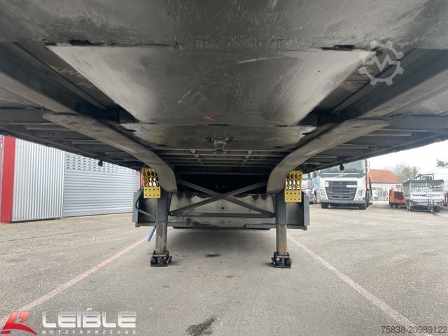 Open semitrailer with tarp SCHMITZ CARGOBULL SCS24*LBW Ladebordwand*RSAB*Liftachse
