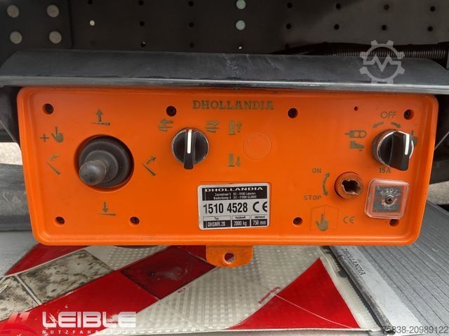 Open semitrailer with tarp SCHMITZ CARGOBULL SCS24*LBW Ladebordwand*RSAB*Liftachse