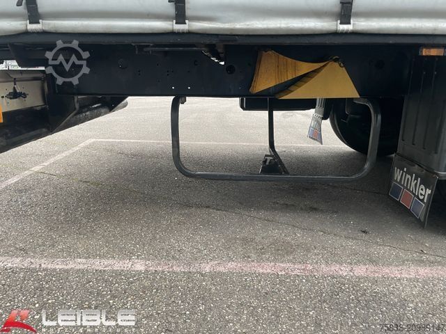 Open semitrailer with tarp KRONE SD*Standard Tautliner*Liftachse*SAF-Achsen*