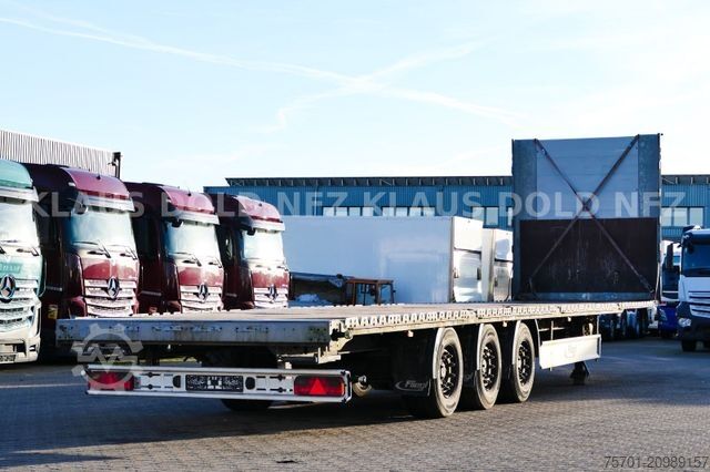 Working platform semitrailer FLIEGL SDS 350 Platto Liftachse SAF-Achsen