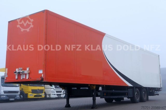 Box semitrailer SCHMITZ CARGOBULL SKO 18 Koffer Liftachse LBW SAF-Achsen