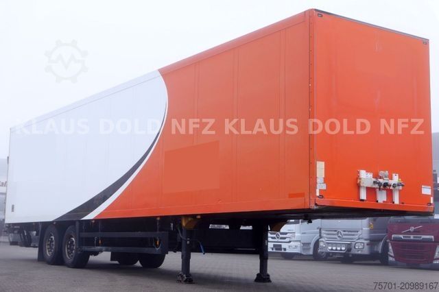 Box semitrailer SCHMITZ CARGOBULL SKO 18 Koffer Liftachse LBW SAF-Achsen