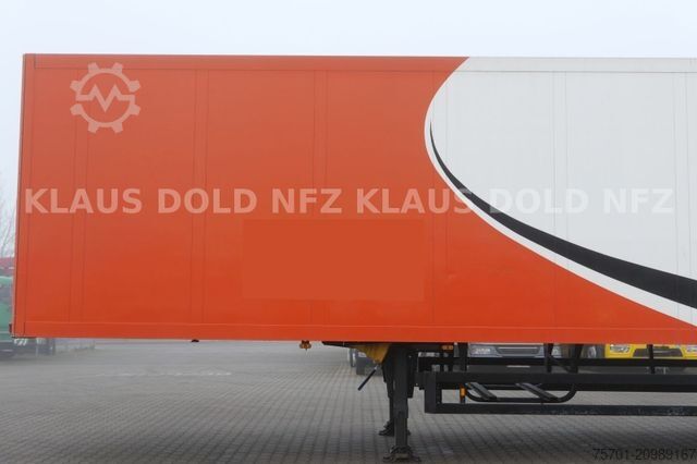 Box semitrailer SCHMITZ CARGOBULL SKO 18 Koffer Liftachse LBW SAF-Achsen