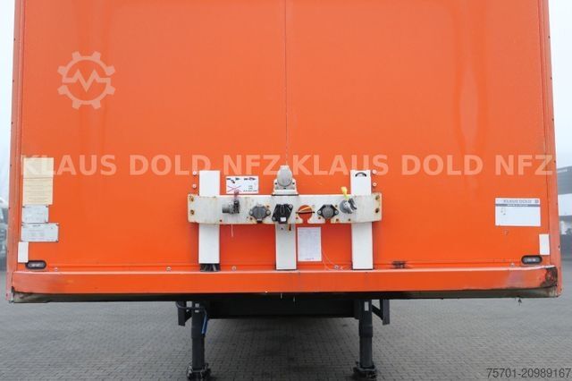 Box semitrailer SCHMITZ CARGOBULL SKO 18 Koffer Liftachse LBW SAF-Achsen