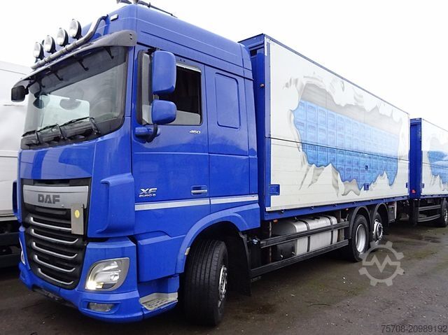 Beverage truck DAF XF 460*kpl Zug*2x 7,7m Schwenkwand*2x LBW*MX Ret