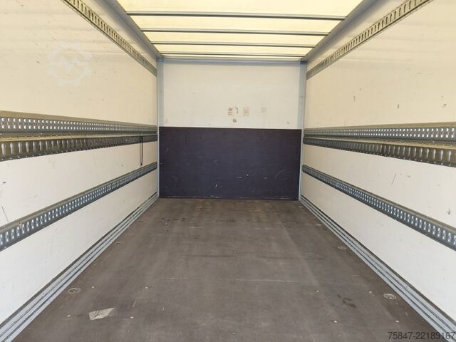 Box truck Iveco EuroCargo ML 75 E 19/P LBW Türe im Koffe