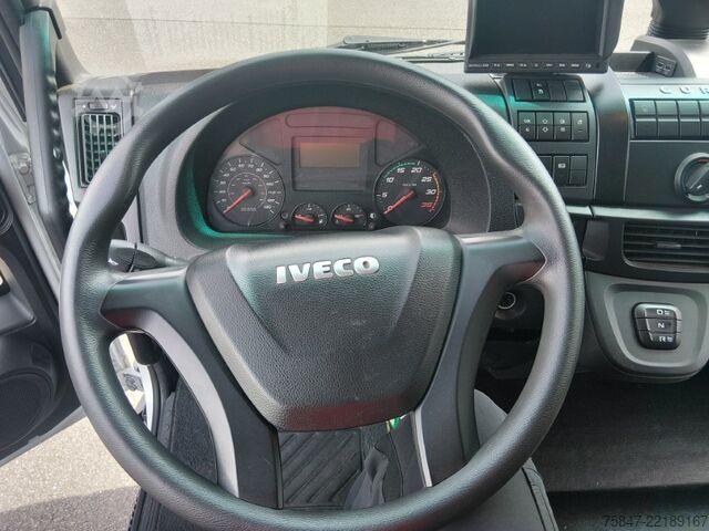 Box truck Iveco EuroCargo ML 75 E 19/P LBW Türe im Koffe