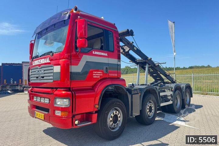Container transportation MAN TGA 37.480 Day Cab, Euro 3, NCH System / 8x4 / ...