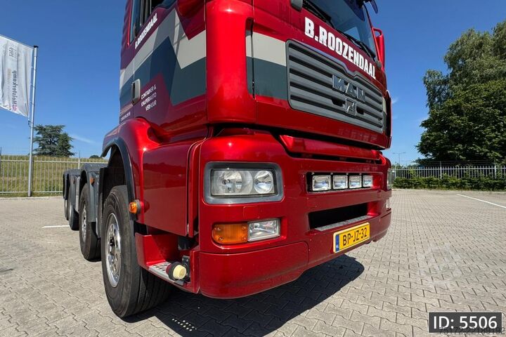 Container transportation MAN TGA 37.480 Day Cab, Euro 3, NCH System / 8x4 / ...