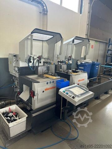 Double mitre saw for PVC and aluminium ELUMATEC DG 142 / E580 / 1