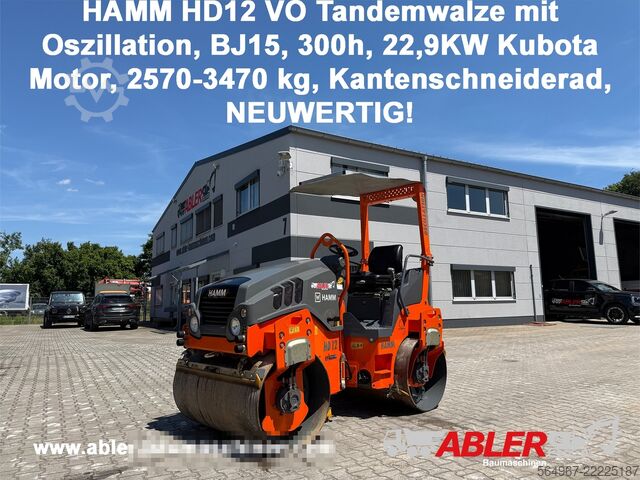 Tandemwalze Hamm HD12 VO Tandemwalze 22,9 kW Kubota