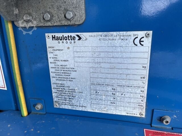 Teleskopmastbühne Haulotte STAR10-1