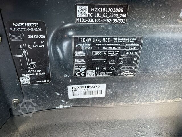 Treibgasstapler Linde H18T-01