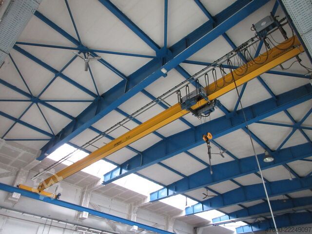 Crane runway for indoor crane, crane hall crane, track gauge 17,500 mm Demag Hallenkran Brückenkran Kran 3,2 tt Seilzug DR 3200Kg Spur 17,5m Hub 10m