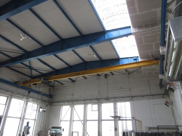 Crane runway for indoor crane, crane hall crane, track gauge 17,500 mm Demag Hallenkran Brückenkran Kran 3,2 tt Seilzug DR 3200Kg Spur 17,5m Hub 10m