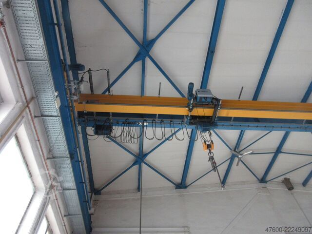 Crane runway for indoor crane, crane hall crane, track gauge 17,500 mm Demag Hallenkran Brückenkran Kran 3,2 tt Seilzug DR 3200Kg Spur 17,5m Hub 10m