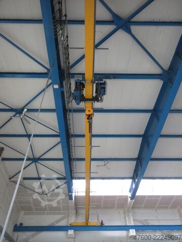 Crane runway for indoor crane, crane hall crane, track gauge 17,500 mm Demag Hallenkran Brückenkran Kran 3,2 tt Seilzug DR 3200Kg Spur 17,5m Hub 10m