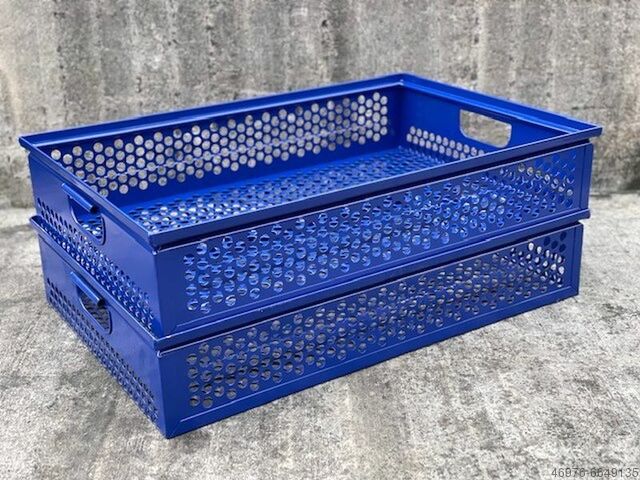 Stacking crates storage crates metal crate SSI Schäfer Traka 14-6 / 80 Stück / Abm.: 600 x 400 x 120 mm (LxBxH)