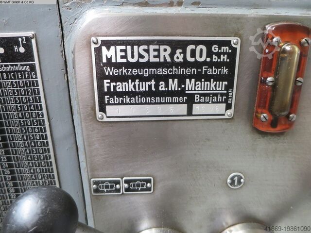 Center Lathe MEUSER M 3 A