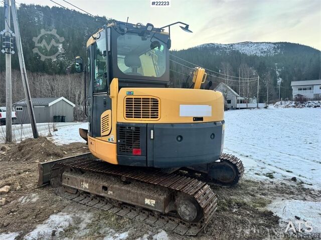 Midi-Bagger Komatsu PC78US-8 with Rototilt – 3 buckets – 5300 hours!