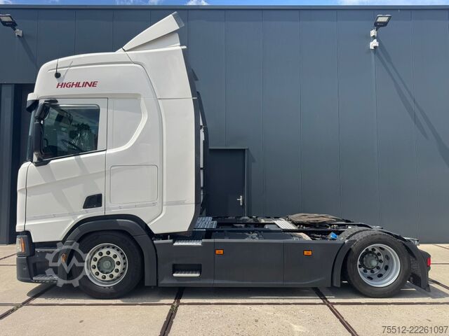 Standard-SZM Scania R410 / Retarder / Drivable / 2 Tanks / NL Truck
