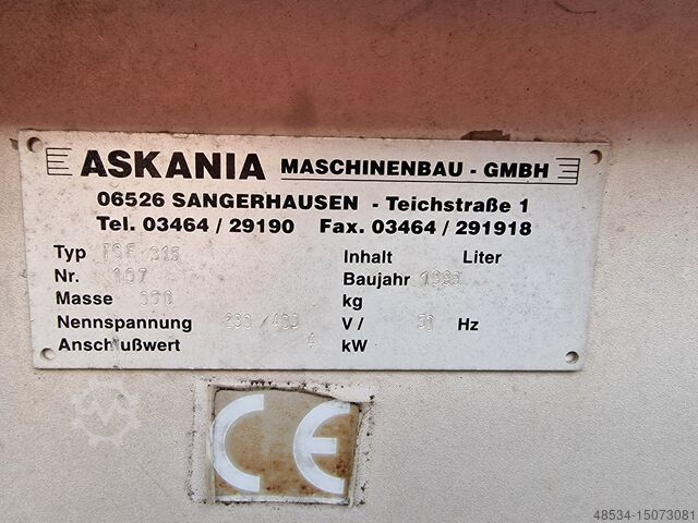 Schneckenförderer, 9,4m Askania TSF315