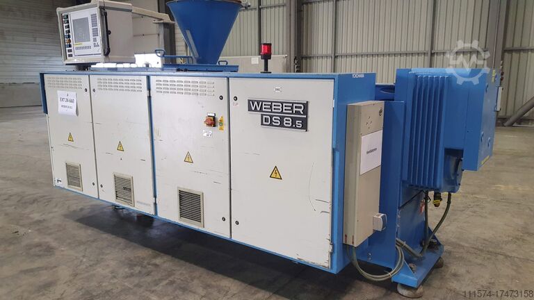 Doppelschneckenextruder KMD114/26 Weber DS 8.5