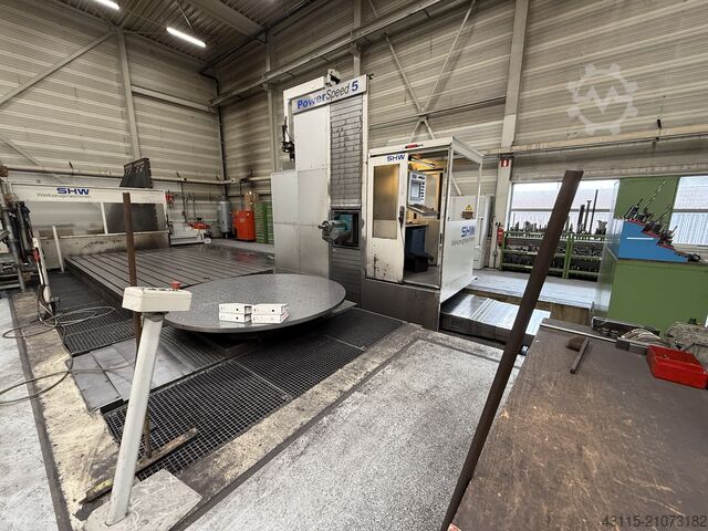 CNC-Bettfräsmaschine SHW PS 5 (Powerspeed 5)