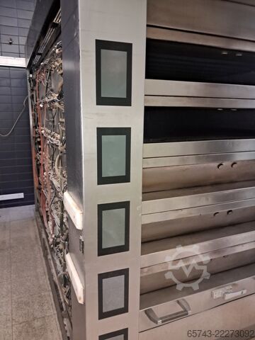 Elektro-Backofen mit Etagen, 12 m² Backfläche Wachtel INFRA