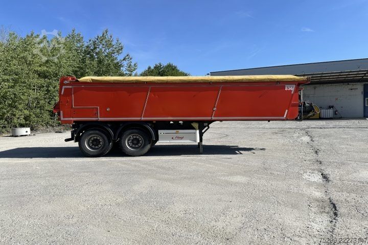 Semitrailer Fliegl ASS 272 Abschiebesystem / Swiss-Vehicle
