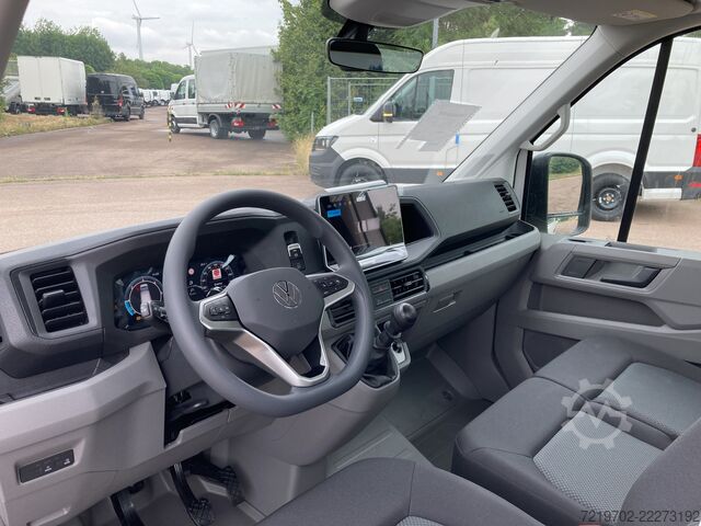 Flatbed truck, trailer hitch, air conditioning, seat heating, App Connect VW Crafter Pritsche