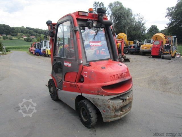 Diesel Forklift Manitou MI25D Seitenschieber + Duplex-Freihubmast