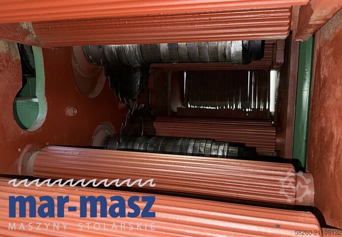 Doppelwellen-Doppelspindel-Mehrblattkreissäge BRODPOL WP200 400/200