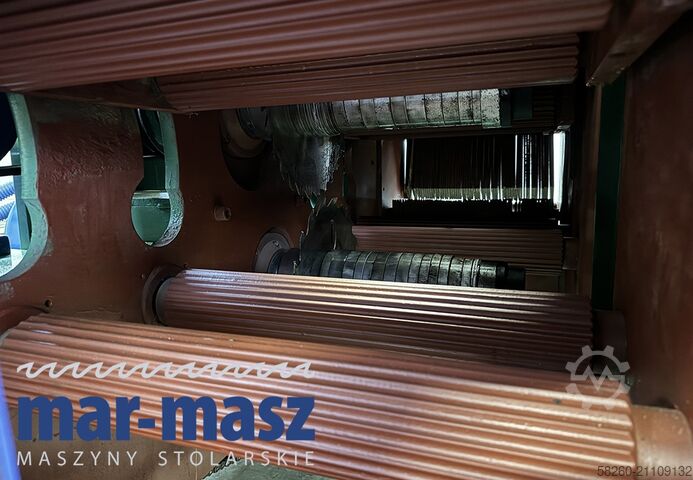 Doppelwellen-Doppelspindel-Mehrblattkreissäge BRODPOL WP200 400/200