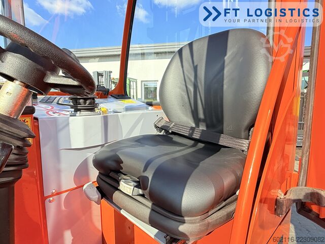4-way forklift Hubtex DQ45G DUPLEX 5000 FORK-POSITIONER CABIN