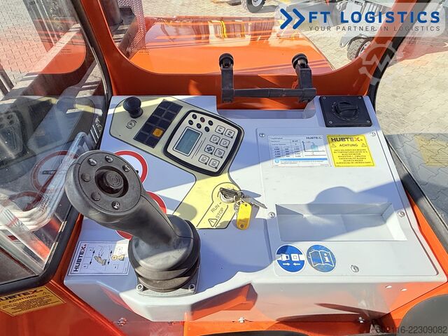 4-way forklift Hubtex DQ45G DUPLEX 5000 FORK-POSITIONER CABIN