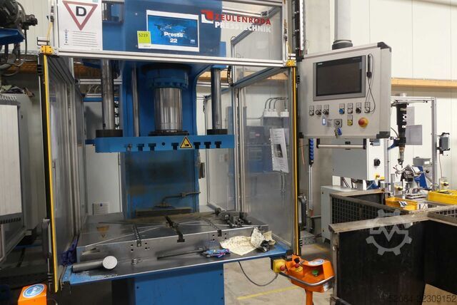 ZEULENRODA hydraulic single-column press ZEULENRODA PRESSTECHNIK PYE 100 F