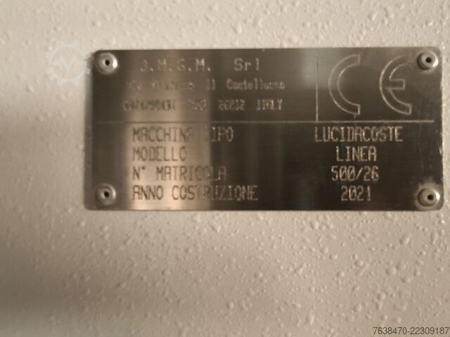 Kantenschleifmaschine OMGM Bellani Linea