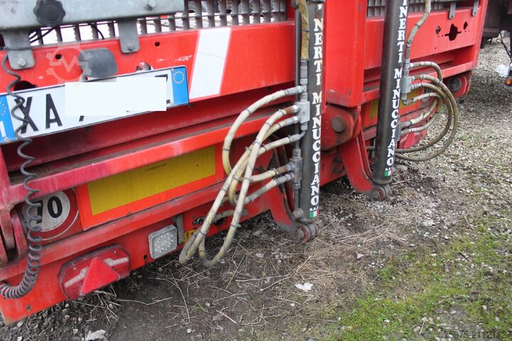 Tieflader-Auflieger für Baumaschinen komodo carrellone 3assi rampe ribassato pianale