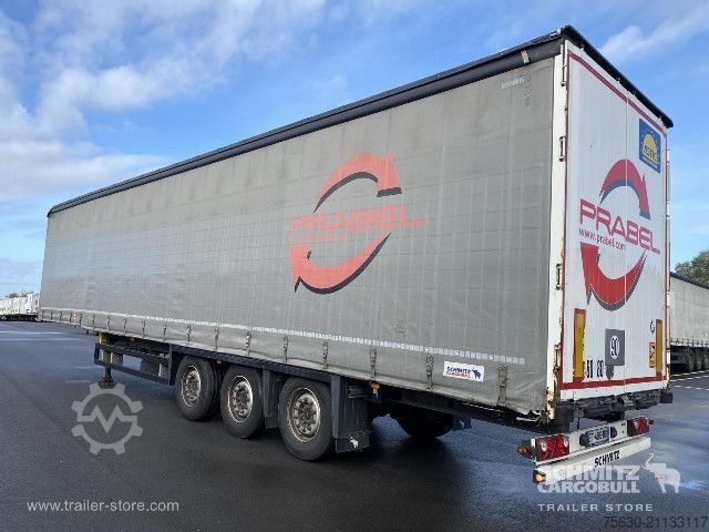 Open semitrailer with tarp Schmitz Cargobull Semitrailer Curtainsider Standard