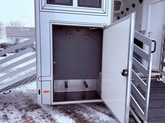 Livestock transporter MERCEDES-BENZ FUSO 8 180  TT-S 1-3 Pferde Pop-Out, Neufahrzeug