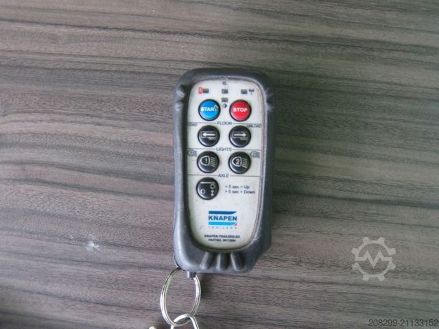 Auflieger mit Walkingfloor KNAPEN K100 Schubboden 97m3 Funk BPW