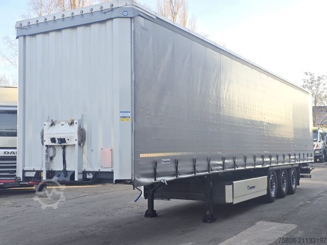 Auflieger mit Pritsche & Plane KRONE SD Schiebeplane Edscha Liftachse Palettenkasten