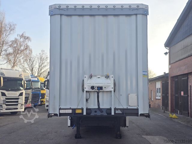 Auflieger mit Pritsche & Plane KRONE SD Schiebeplane Edscha Liftachse Palettenkasten